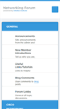 Mobile Screenshot of networking-forum.com